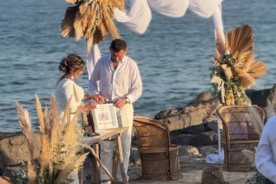Boda estilo boho playa