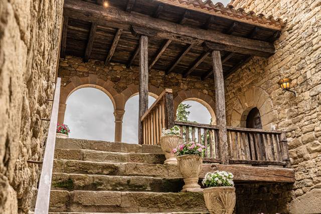 Entrada por escalera