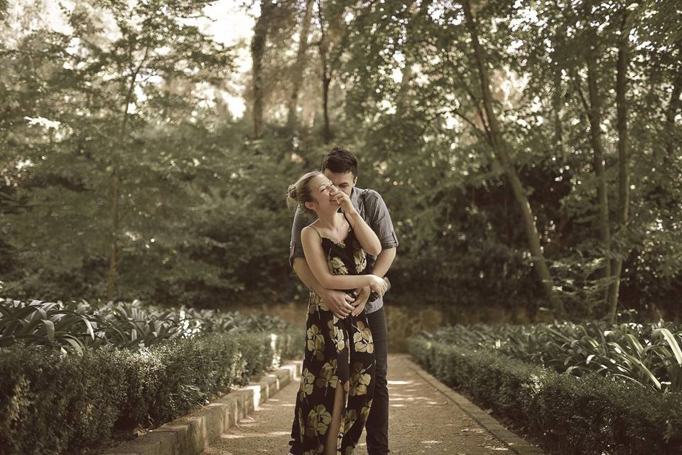 Preboda en el Laberint d'Horta