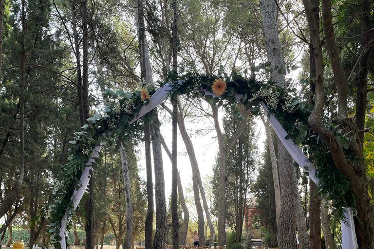 Ceremonia en el bosque