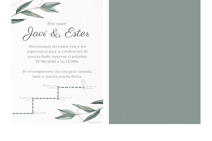 Invitación de Boda