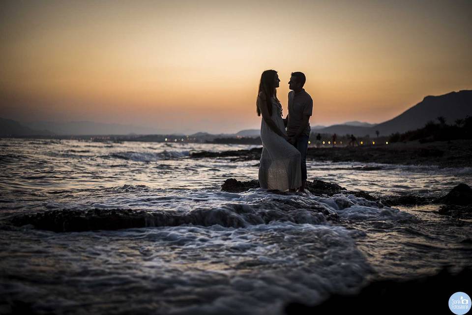 Postboda en la playa