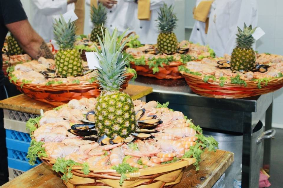 Buffet de quesos del mundo