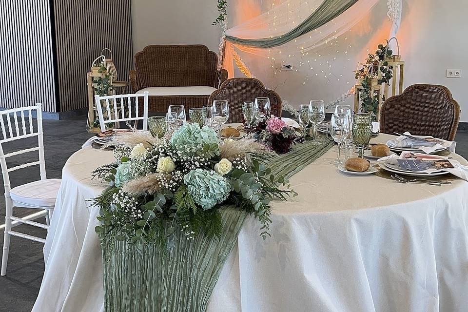 Mesa de novios