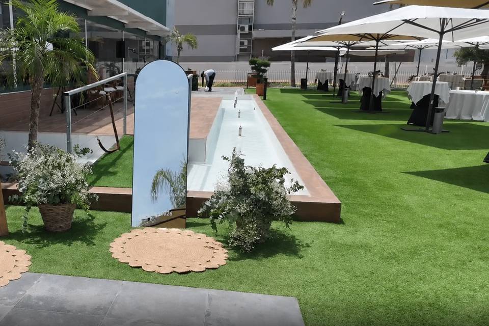 Terraza de cóctel