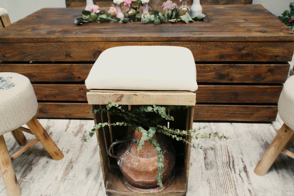 Mesa alta Rustic Boho – STAR-CARPAS