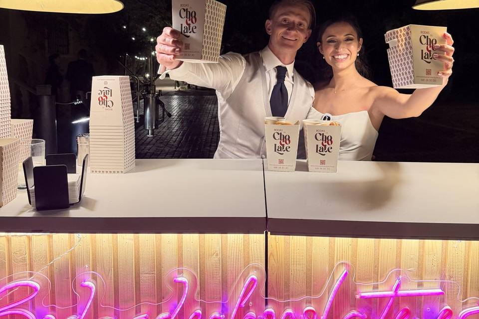 Churros en boda
