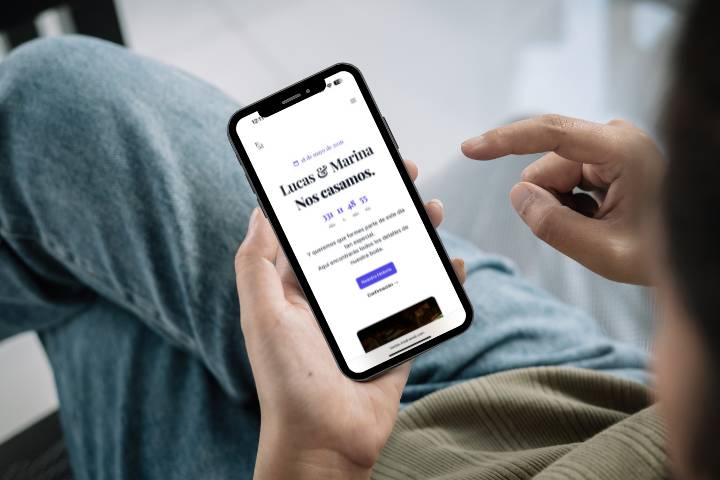 Invitación web personalizada