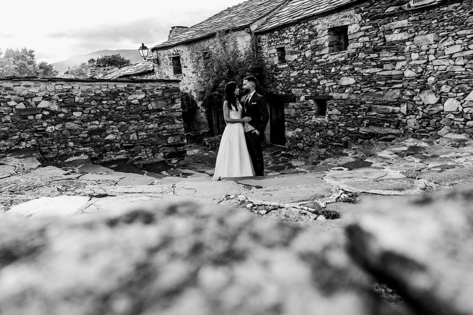 Postboda pueblos negros