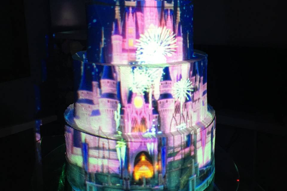 CakeMapping Boda Disney