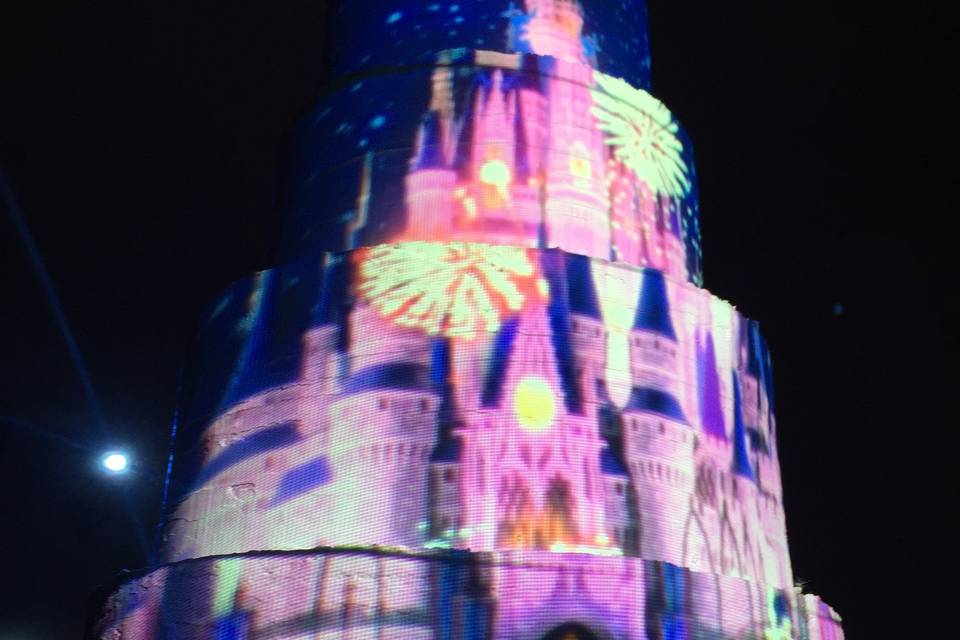 CakeMapping Boda Disney