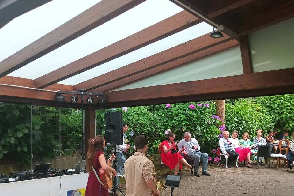 Concierto con mi equipo