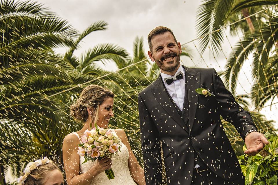 Postboda en la playa