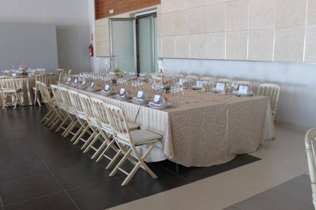 Salón interior para una boda