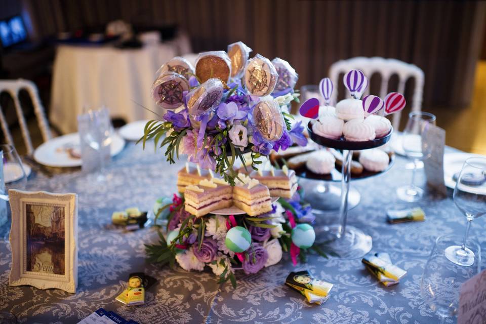 Decoración de banquete de niños