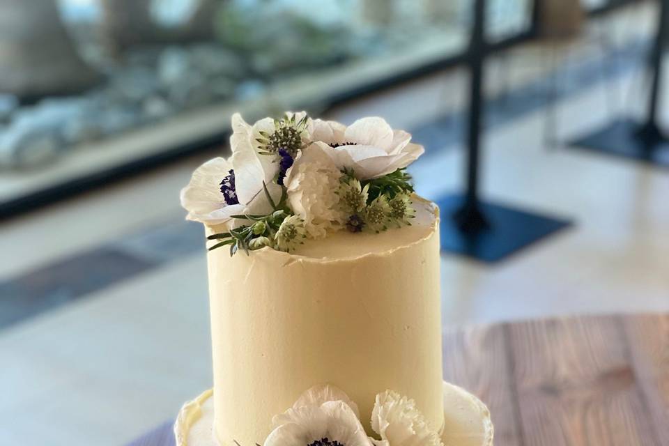 Tarta de boda de 2 pisos