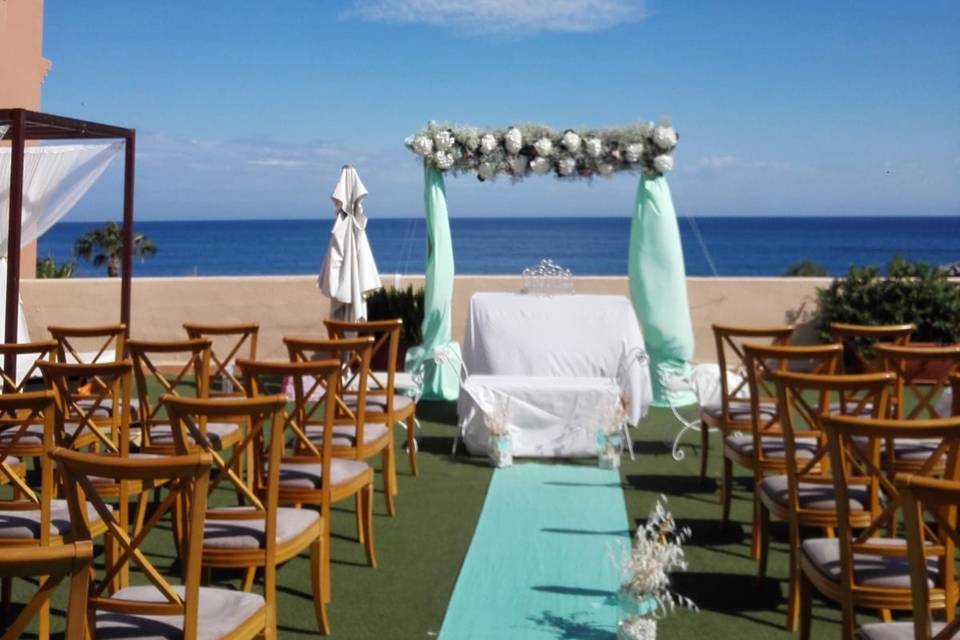 Boda en la playa