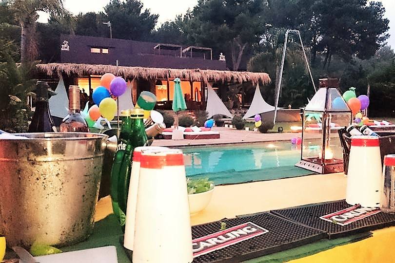 Catering bar service in Ibiza