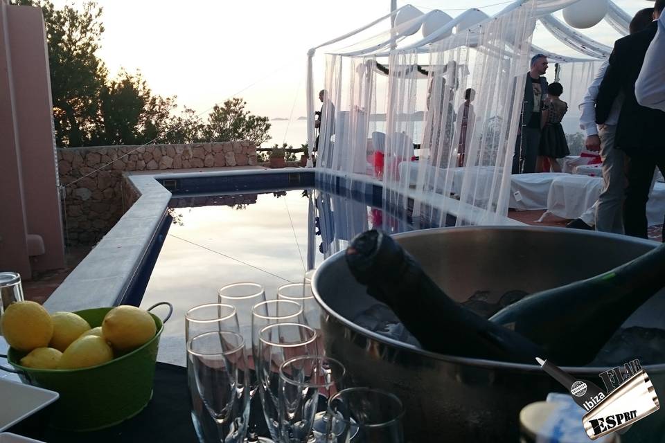 Catering bar service in Ibiza