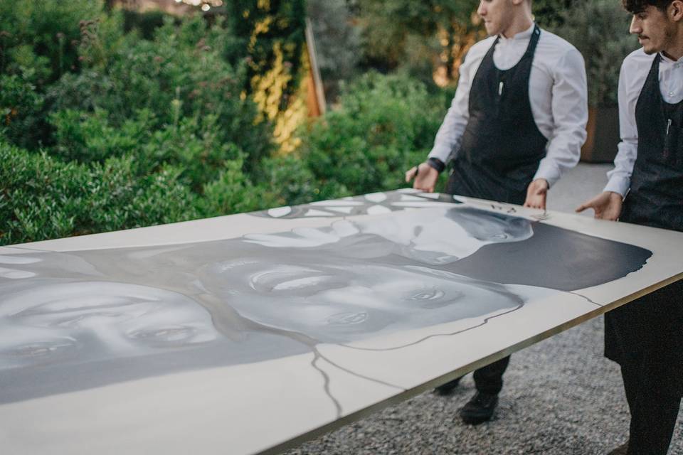 Live Artwork Painting