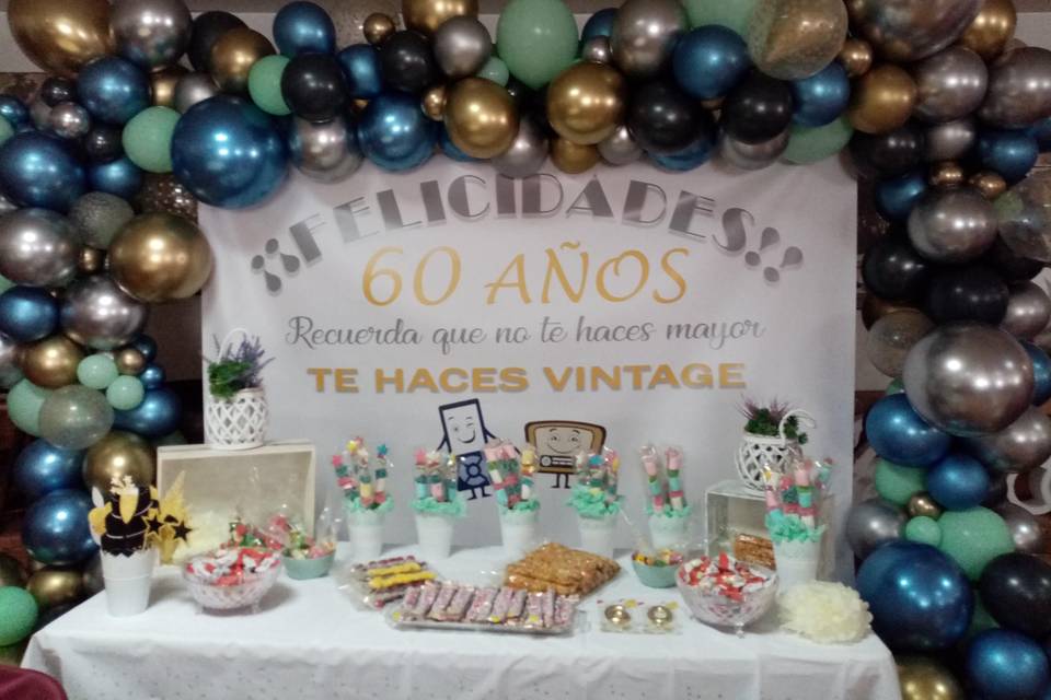 Mesa de cumpleaños