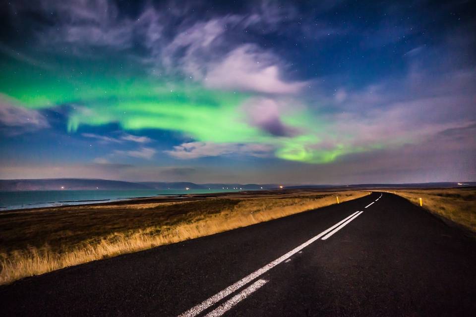 Auroras boreales, Islandia