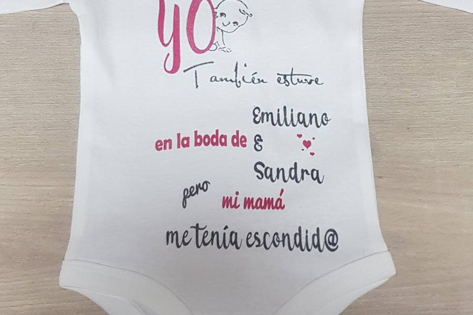 Body de bebé personalizado