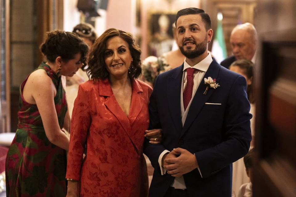 Novio y madrina