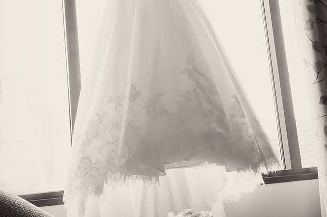 Vestido y complementos novia