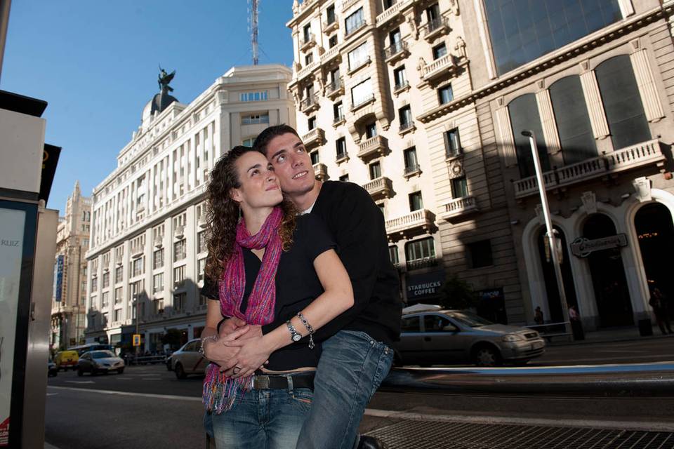 Preboda en la Gran Vía