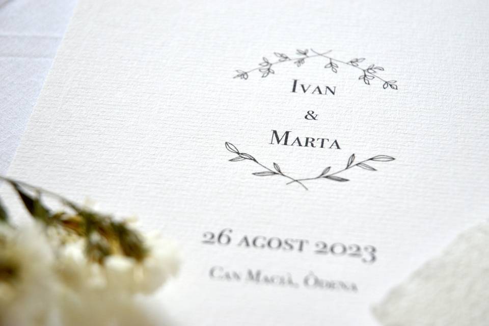 Detalle de la invitación