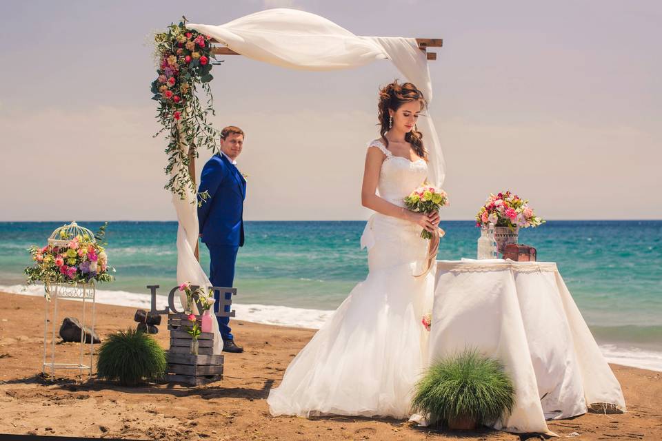 Boda en la playa en Marbella