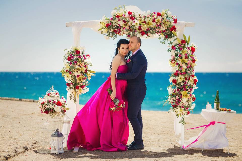 Boda en la playa