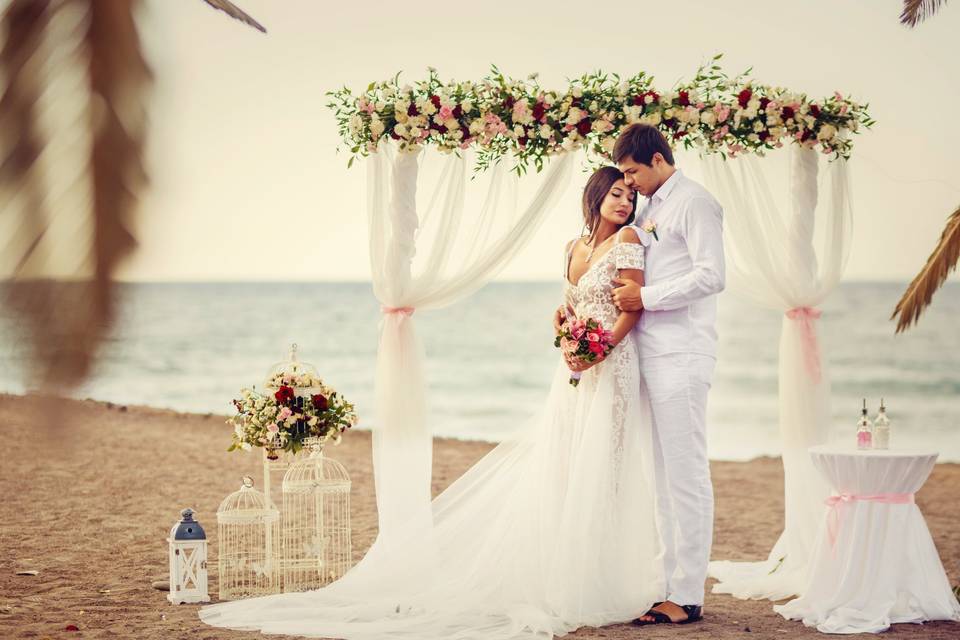 Boda en la playa