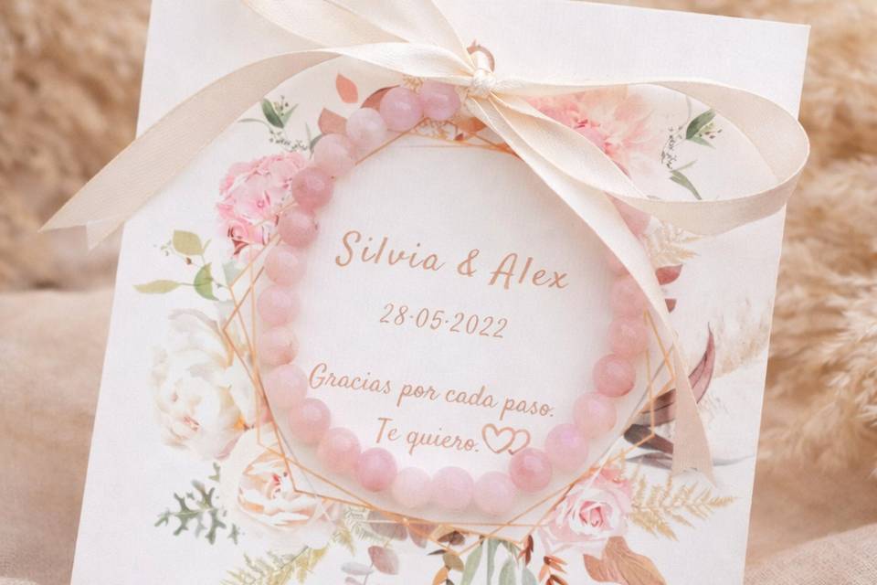 Pulsera con tarjeta