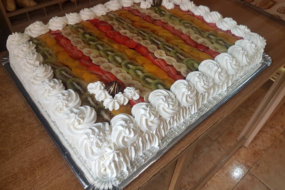 Tradicional tarta de fruta