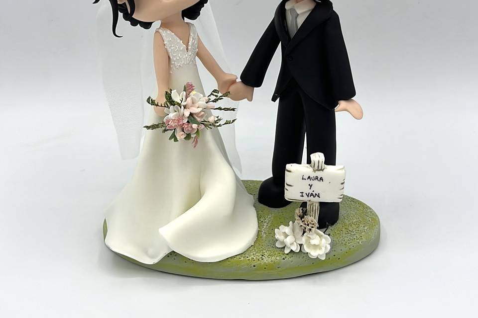 Topper de bodas clásico