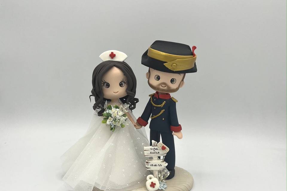 Topper de bodas clásico