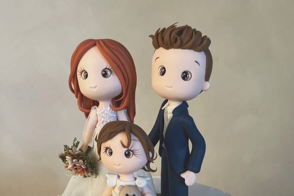 Topper bodas temático