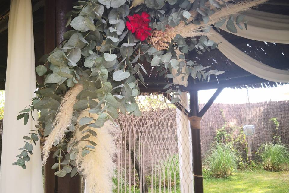 Detalle ceremonia boho