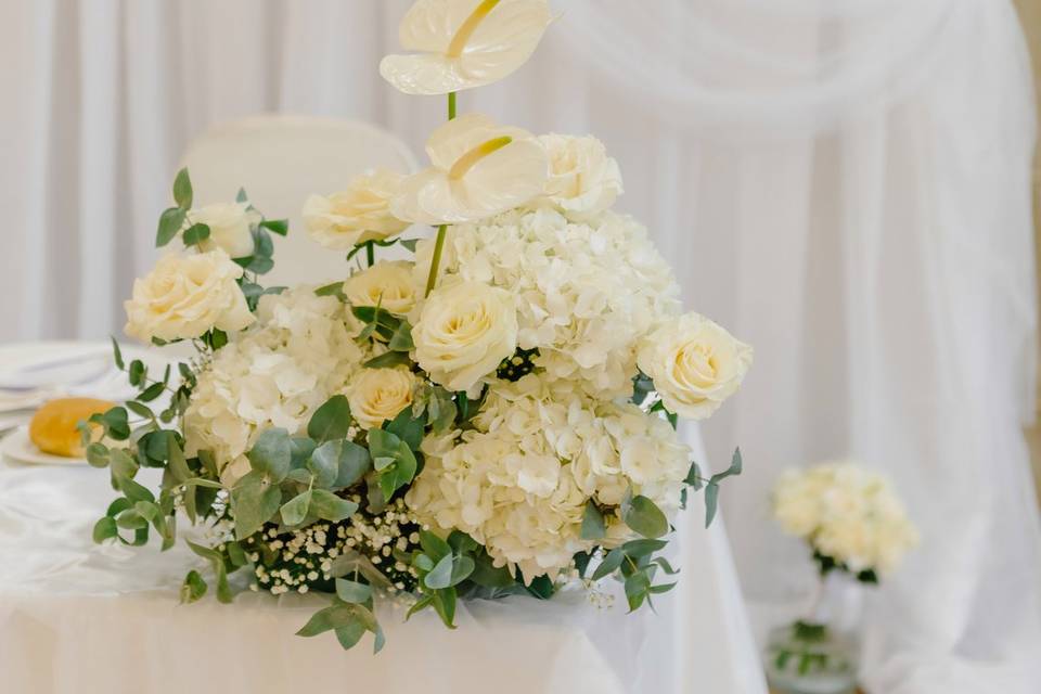 Arreglo floral para la mesa