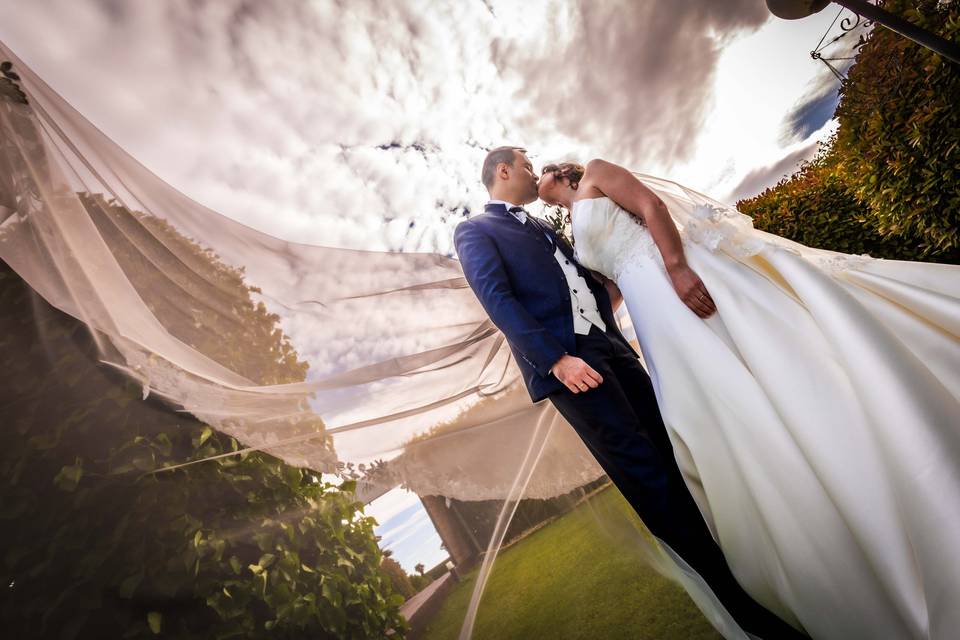Novios velo