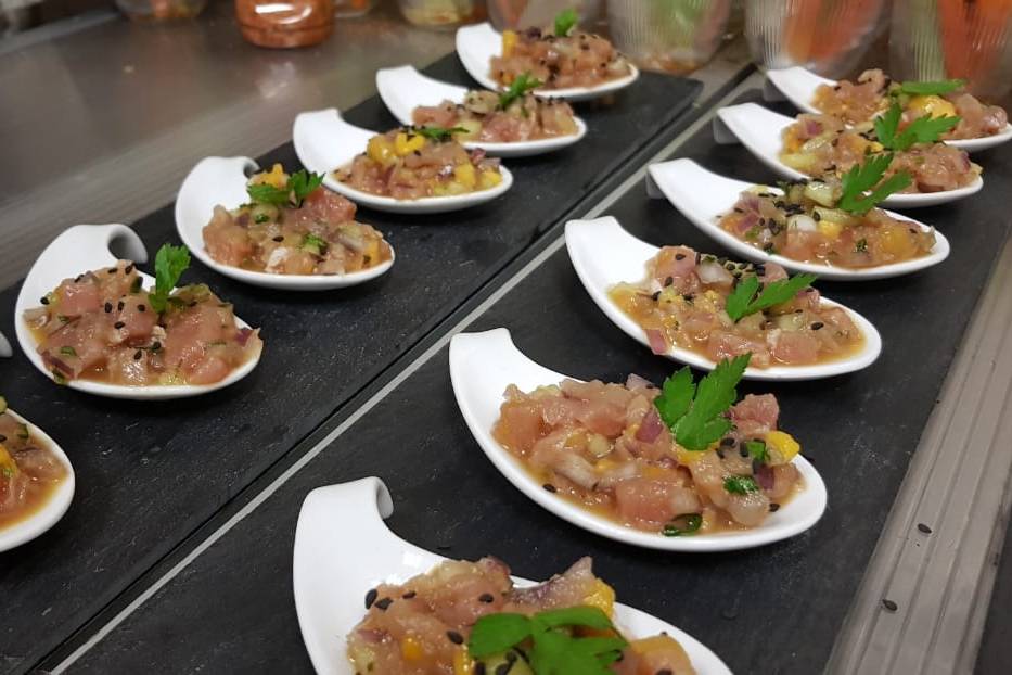 Ceviche de atún