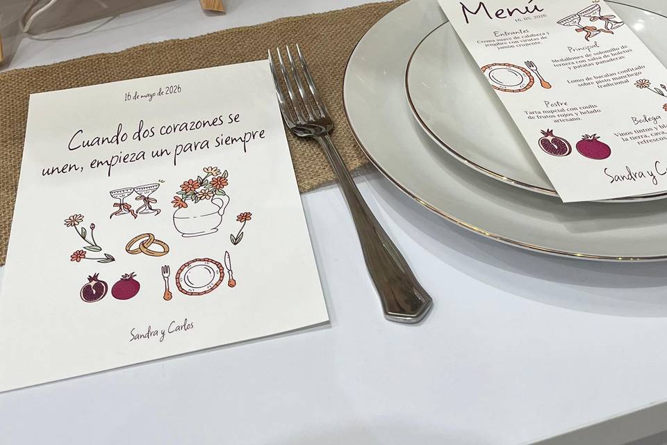 Papelería de boda