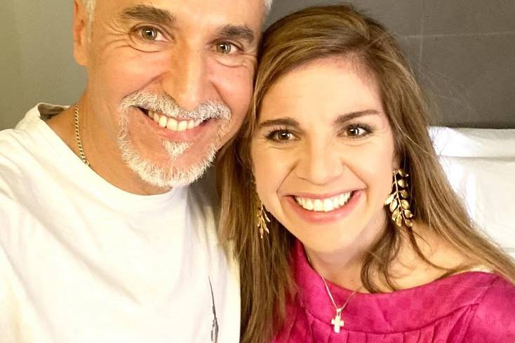 Con Marian Rojas