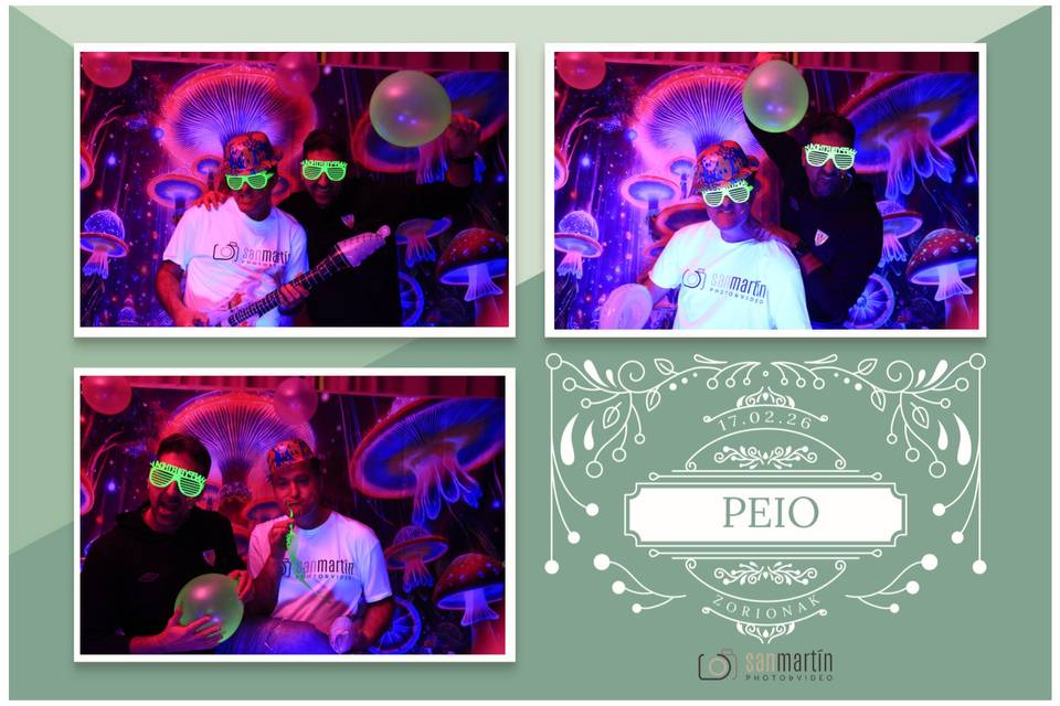 Photomaton de neón