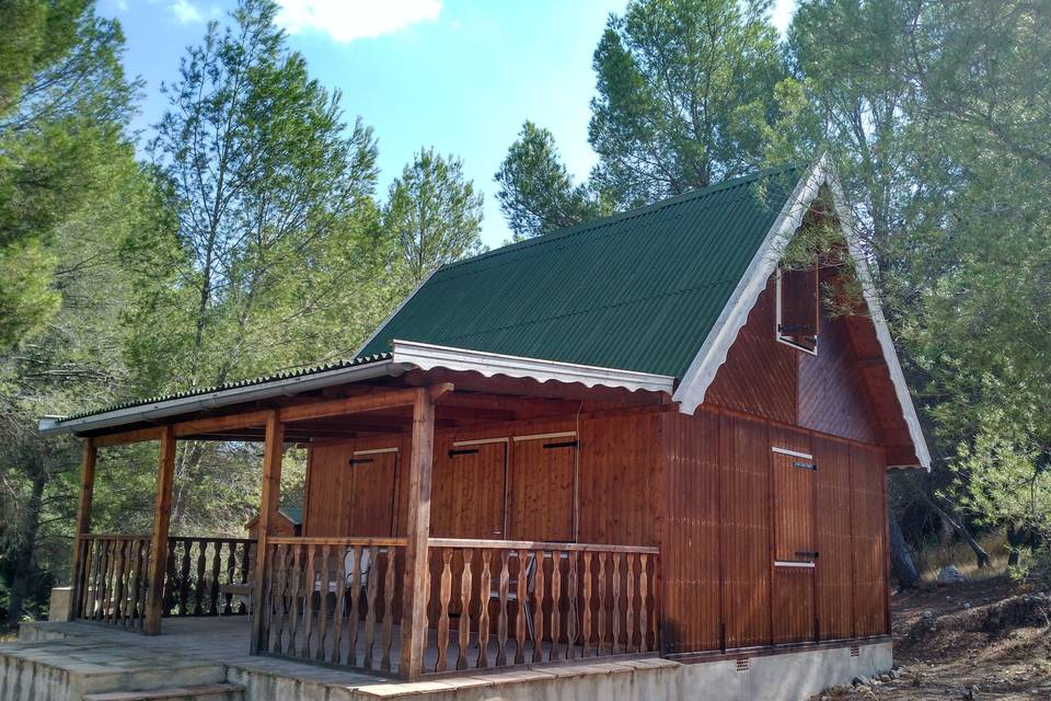 Cabaña de madera