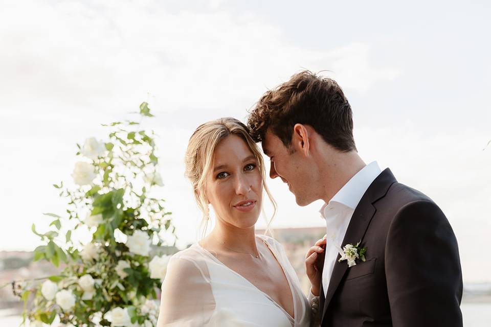 Maquillaje y peinado de novia