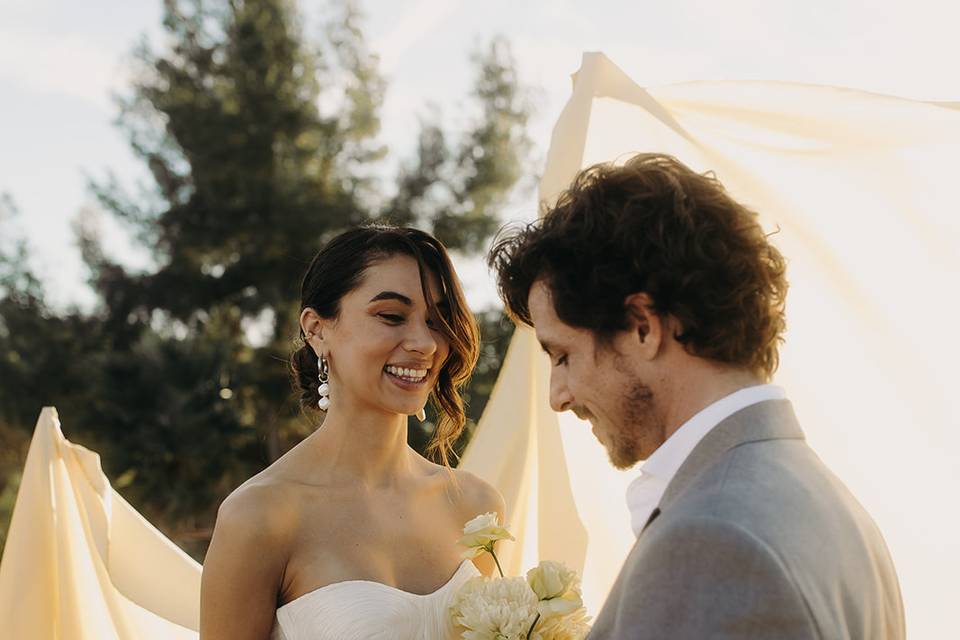 Maquillaje y peinado de novia