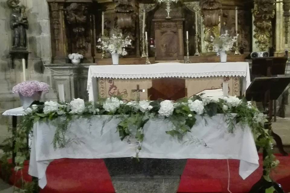 Decoración altar